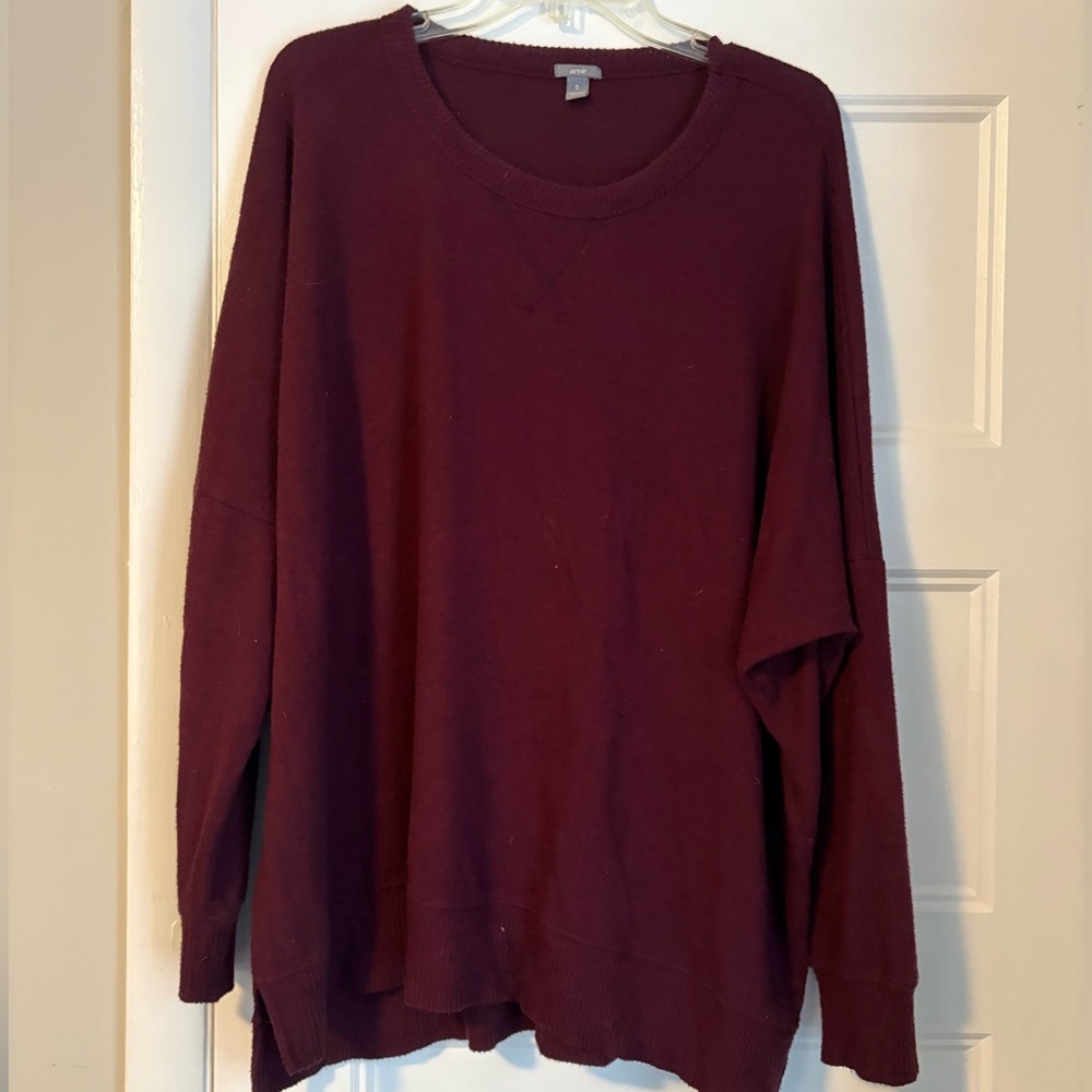 Women's Burgundy Sweater